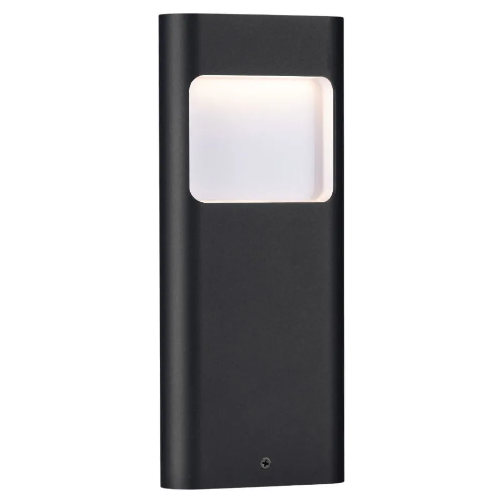 Lampioni Da Giardino-Selezionato da Mazzolaluce Lampioncino moderno nero da giardino led 4w 3000k
