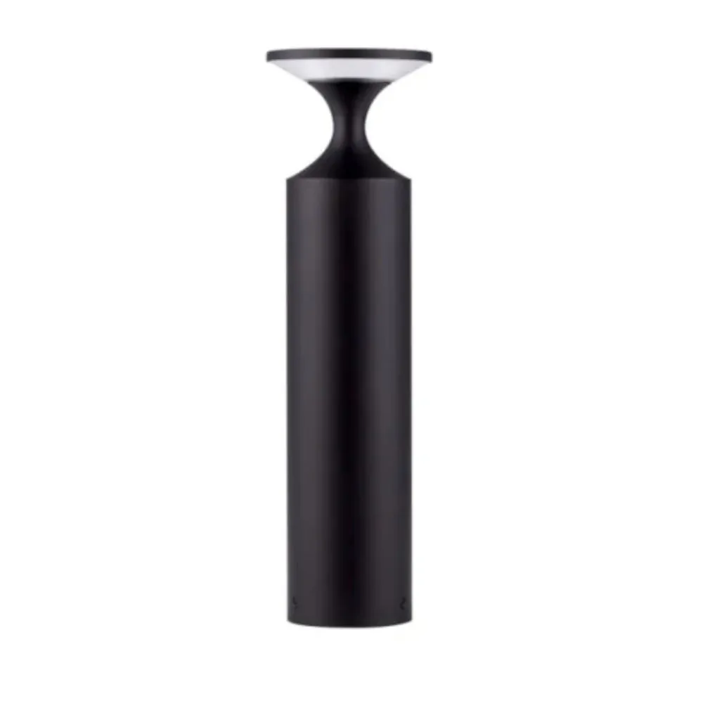 Lampioni Da Giardino-Selezionato da Mazzolaluce Lampioncino moderno nero led 13w 3000k per giardino ip65