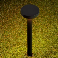 Lampioni Da Giardino-Selezionato da Mazzolaluce Lampioncino nero da giardino led 5w 3000k moderno