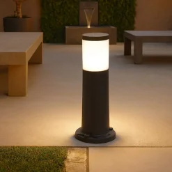 Lampioni Da Giardino-Top Light Lampioncino nero da giardino loano anti ruggine