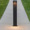 Lampioni Da Giardino-Selezionato da Mazzolaluce Lampioncino nero da giardino led 13w 3000k design moderno