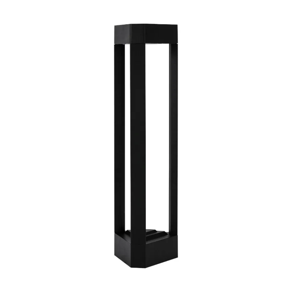 Lampioni Da Giardino-Selezionato da Mazzolaluce Lampioncino nero design moderno per giardino led 9w 3000k