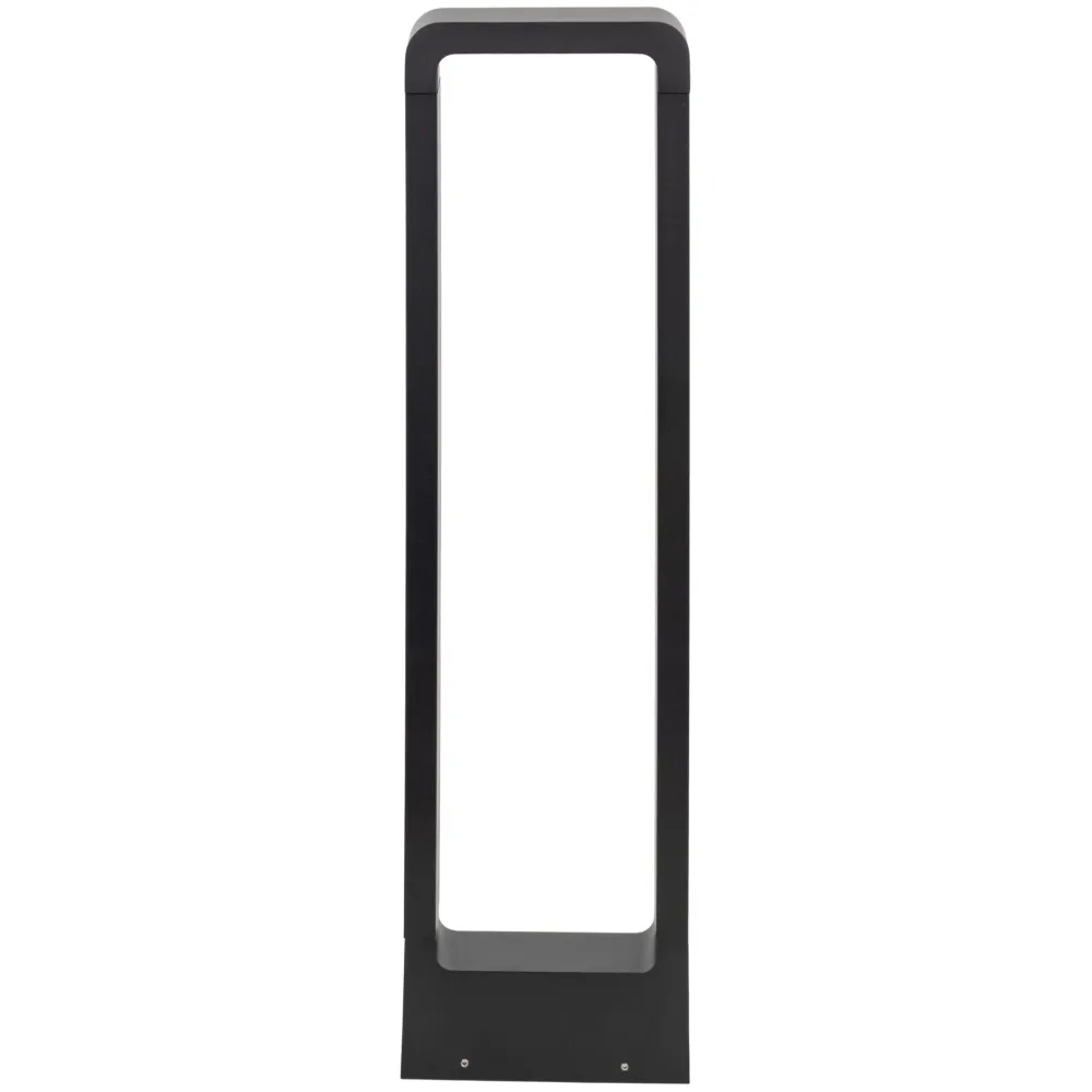 Lampioni Da Giardino-Selezionato da Mazzolaluce Lampioncino nero design moderno led 10w 3000k per esterno giardino ip54