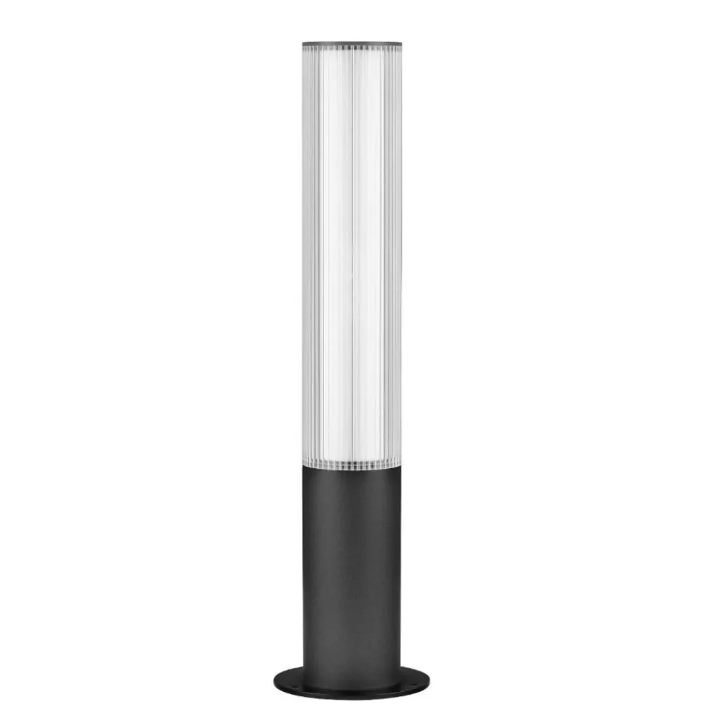 Lampioni Da Giardino-Selezionato da Mazzolaluce Lampioncino nero per giardini led 18w 3000k ip65 tubolare