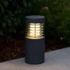 Lampioni Da Giardino-Selezionato da Mazzolaluce Lampioncino paletto moderno led 15w 3000k da giardino antracite