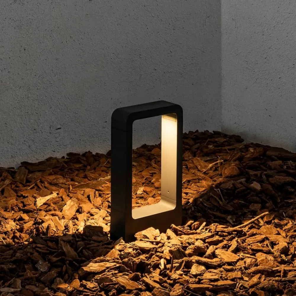 Lampioni Da Giardino-Selezionato da Mazzolaluce Lampioncino paletto per esterni moderno da giardino ip54 led 5w 3000k