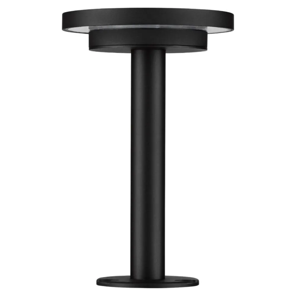 Lampioni Da Giardino-Selezionato da Mazzolaluce Lampioncino per esterni nero disco led 12w 3000k