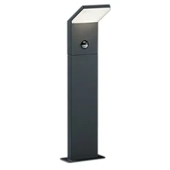 Lampioni Da Giardino-Selezionato da Mazzolaluce Lampioncino per giardino moderno led 8w 3000k con sensore di movimento
