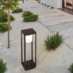 Lampioni Da Giardino-Selezionato da Mazzolaluce Lampioncino solare portatile da giardino led 3000k moderno