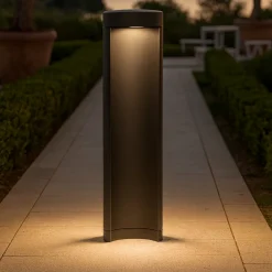 Lampioni Da Giardino-Selezionato da Mazzolaluce Lampioncino tubolare moderno led 9w 3000k da giardino