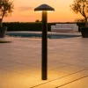 Lampioni Da Giardino-Selezionato da Mazzolaluce Lampione a fungo moderno antracite led 5w 3000k per giardino