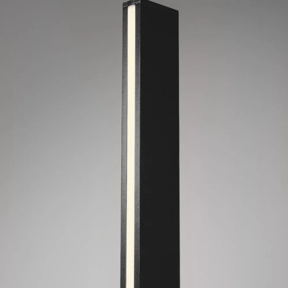 Lampioni Da Giardino-Selezionato da Mazzolaluce Lampione alto da giardino led 22w 3000k moderno nero