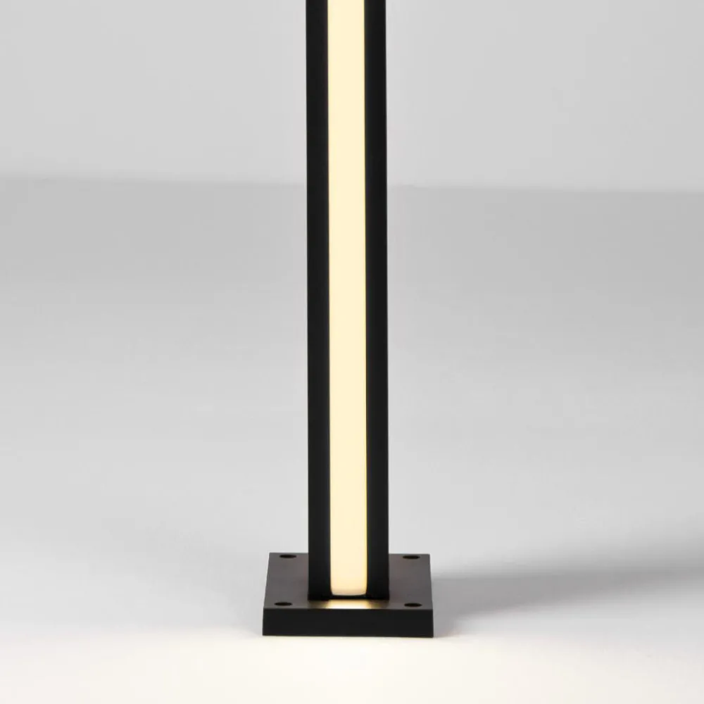 Lampioni Da Giardino-Selezionato da Mazzolaluce Lampione alto da giardino led 22w 3000k moderno nero