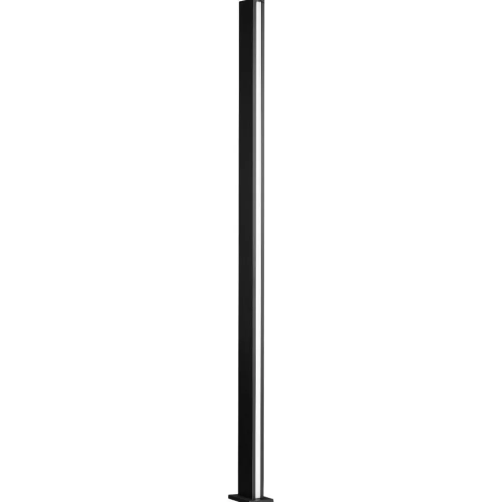 Lampioni Da Giardino-Selezionato da Mazzolaluce Lampione alto da giardino led 22w 3000k moderno nero