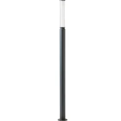 Lampioni Da Giardino-Selezionato da Mazzolaluce Lampione alto da giardino moderno grafite 160cm led 12w 3000k ip65