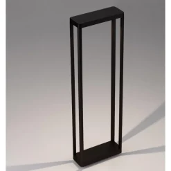 Lampioni Da Giardino-Selezionato da Mazzolaluce Lampione alto da giardino moderno led 8w 3000k nero