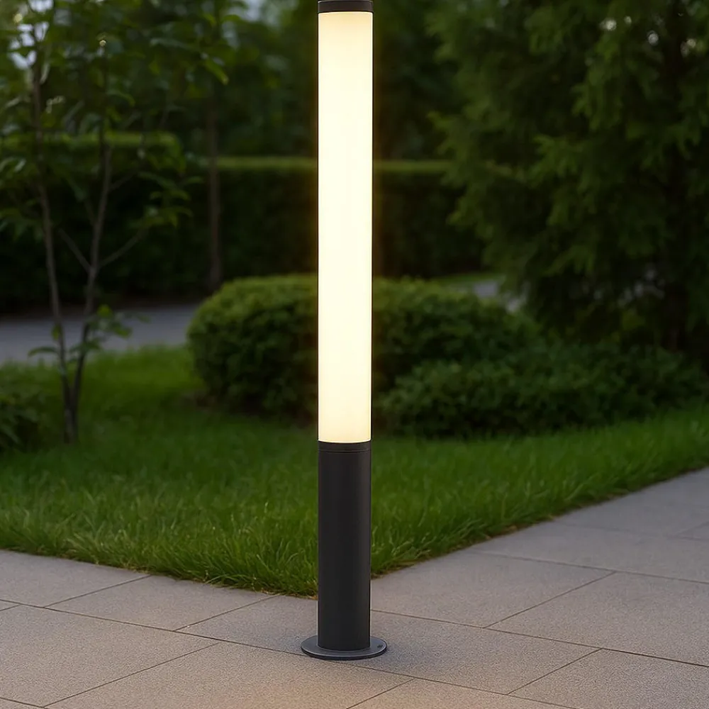 Lampioni Da Giardino-Selezionato da Mazzolaluce Lampione alto da giardino moderno grafite led 31w 3000k