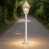Lampioni Da Giardino-Top Light Lampione alto da giardino asti bianco ip55