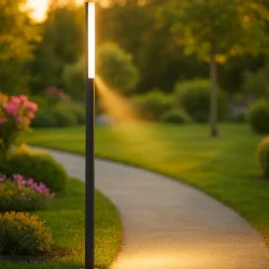 Lampioni Da Giardino-Selezionato da Mazzolaluce Lampione alto moderno da giardino led 16w 4000k per esterni