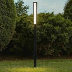 Lampioni Da Giardino-Selezionato da Mazzolaluce Lampione alto moderno per giardino led 16w 3000k antracite
