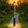 Lampioni Da Giardino-Selezionato da Mazzolaluce Lampione alto per giardino moderno led 21w 3000k antracite