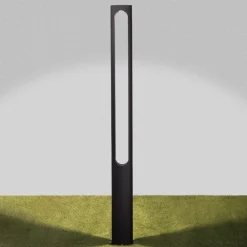 Lampioni Da Giardino-Selezionato da Mazzolaluce Lampione alto per giardino moderno led 21w 3000k antracite
