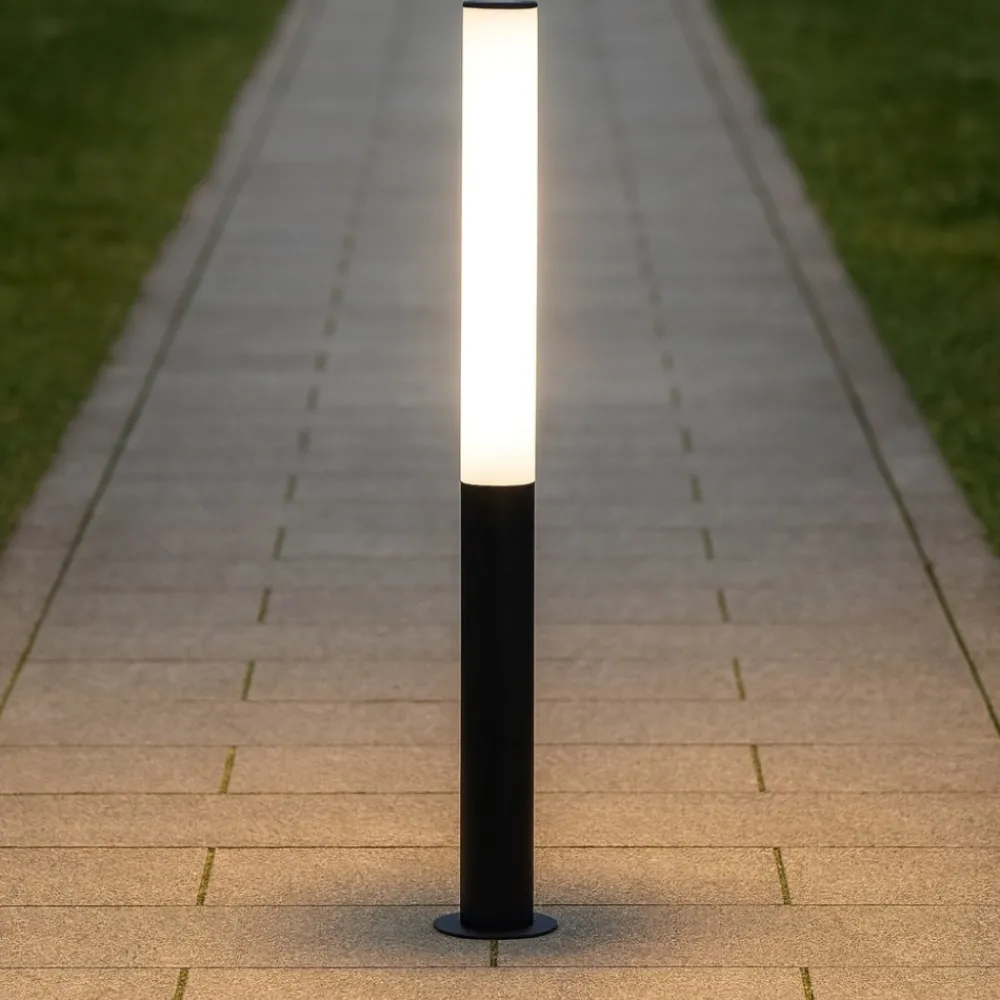 Lampioni Da Giardino-Selezionato da Mazzolaluce Lampione alto tubolare da giardino led 27w 3000k moderno