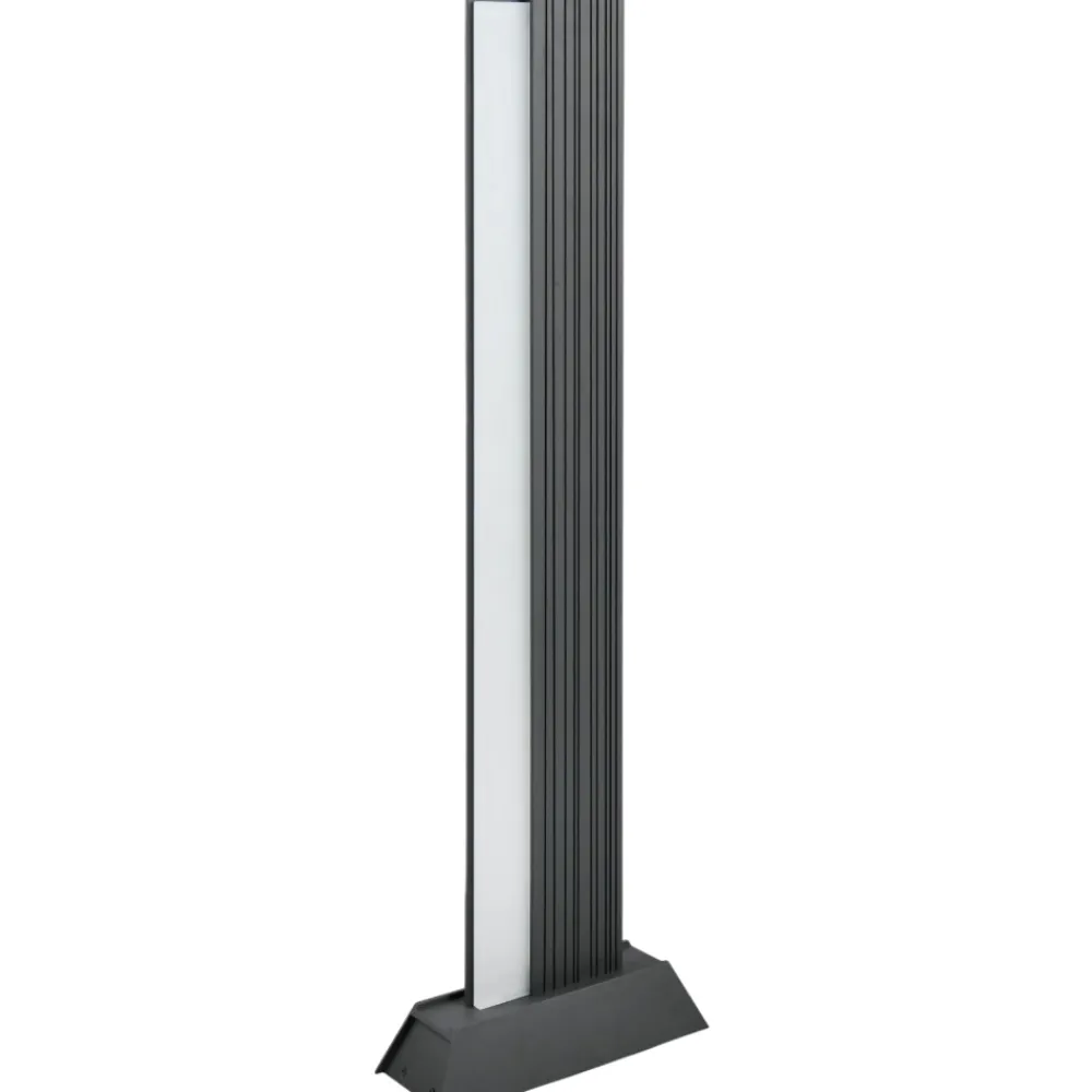 Lampioni Da Giardino-Selezionato da Mazzolaluce Lampione antracite da giardino 100cm led 16w 3000k ip44 moderno