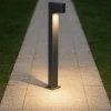 Lampioni Da Giardino-Selezionato da Mazzolaluce Lampione antracite moderno da giardino