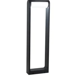 Lampioni Da Giardino-Fabas Luce Lampione antracite moderno luce led orientabile 12w 3000k fabas wild