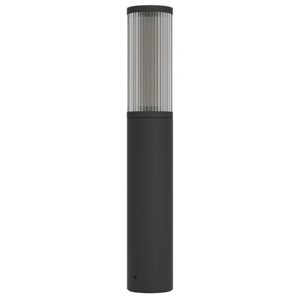 Lampioni Da Giardino-Selezionato da Mazzolaluce Lampione basso da giardino ip54 nero cilindrico h47 cm