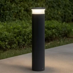 Lampioni Da Giardino-Selezionato da Mazzolaluce Lampione basso da giardino moderno grafite led 4000k