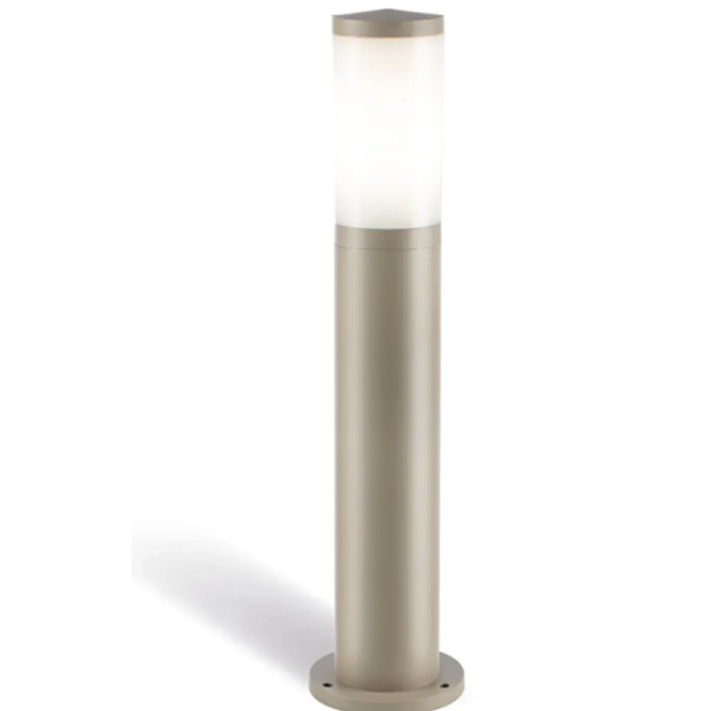 Lampioni Da Giardino-Selezionato da Mazzolaluce Lampione basso per esterno giardino moderno tortora ip65