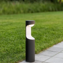 Lampioni Da Giardino-Selezionato da Mazzolaluce Lampione basso per esterno giardino grafite led 9w 40000k