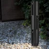 Lampioni Da Giardino-Selezionato da Mazzolaluce Lampione basso tubolare moderno led 8w 3000k da giardino ip65