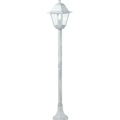 Lampioni Da Giardino-Selezionato da Mazzolaluce Lampione classico da giardino bianco argento fp