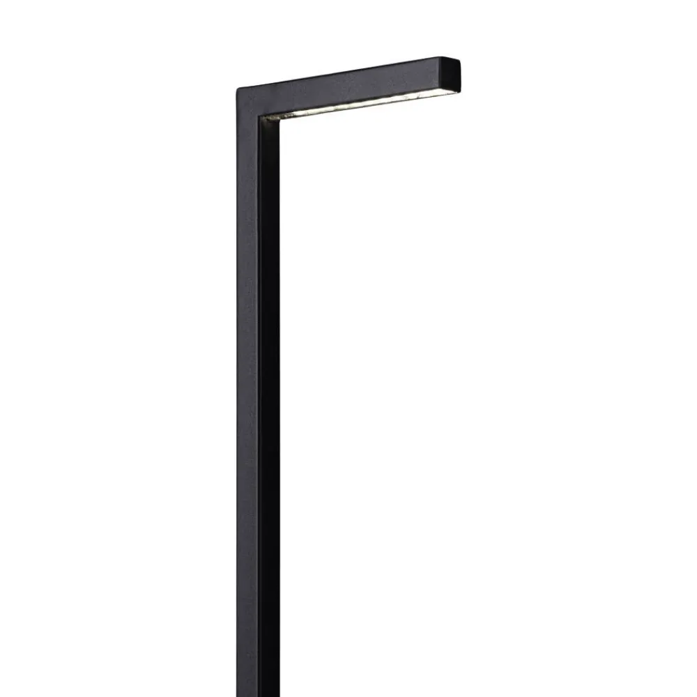 Lampioni Da Giardino-Selezionato da Mazzolaluce Lampione 95cm sottile moderno nero da giardino led anti salsedine