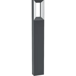 Lampioni Da Giardino-Selezionato da Mazzolaluce Lampione da esterno giardino nero nero led 3000k h77 cm ip54