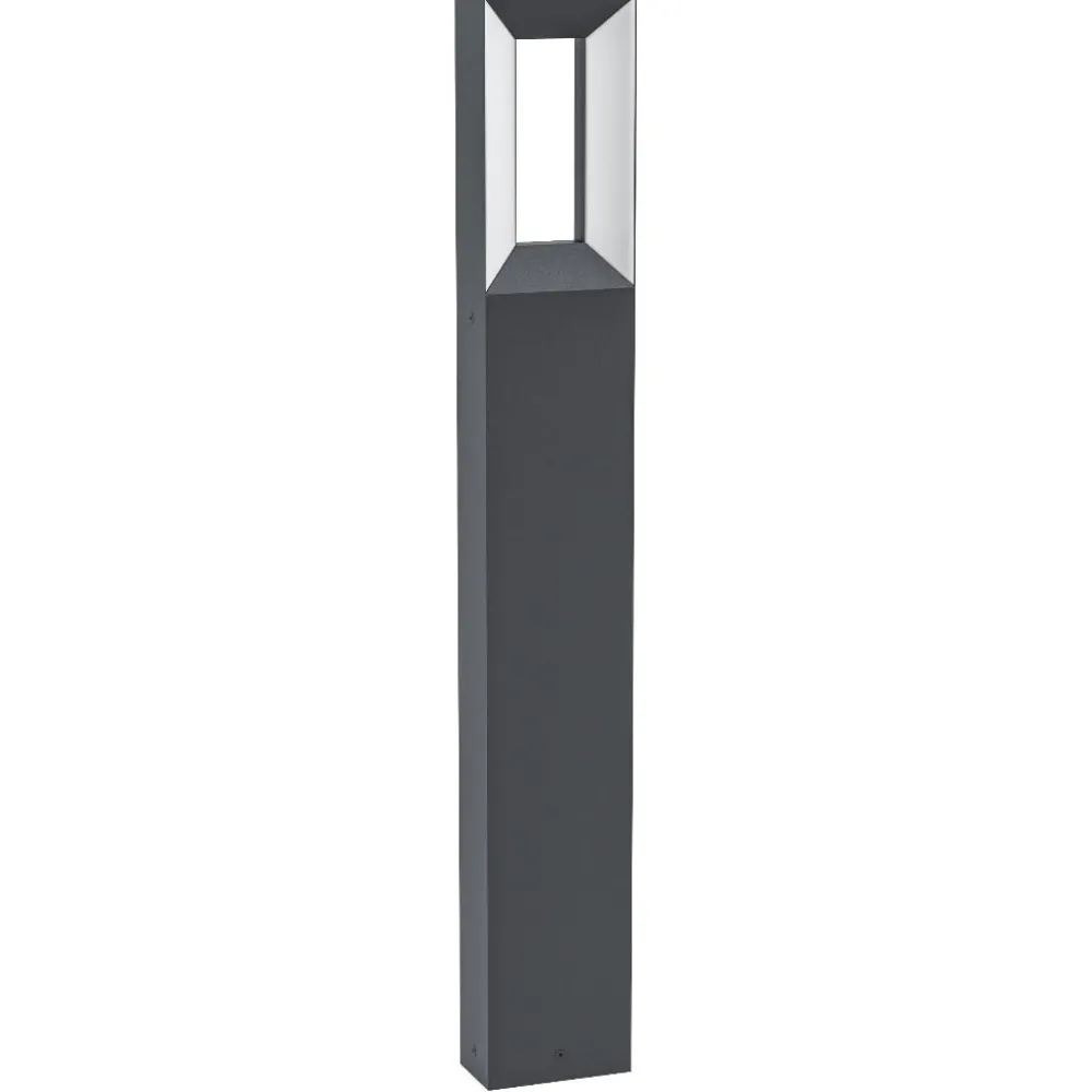 Lampioni Da Giardino-Selezionato da Mazzolaluce Lampione da esterno giardino nero nero led 3000k h77 cm ip54