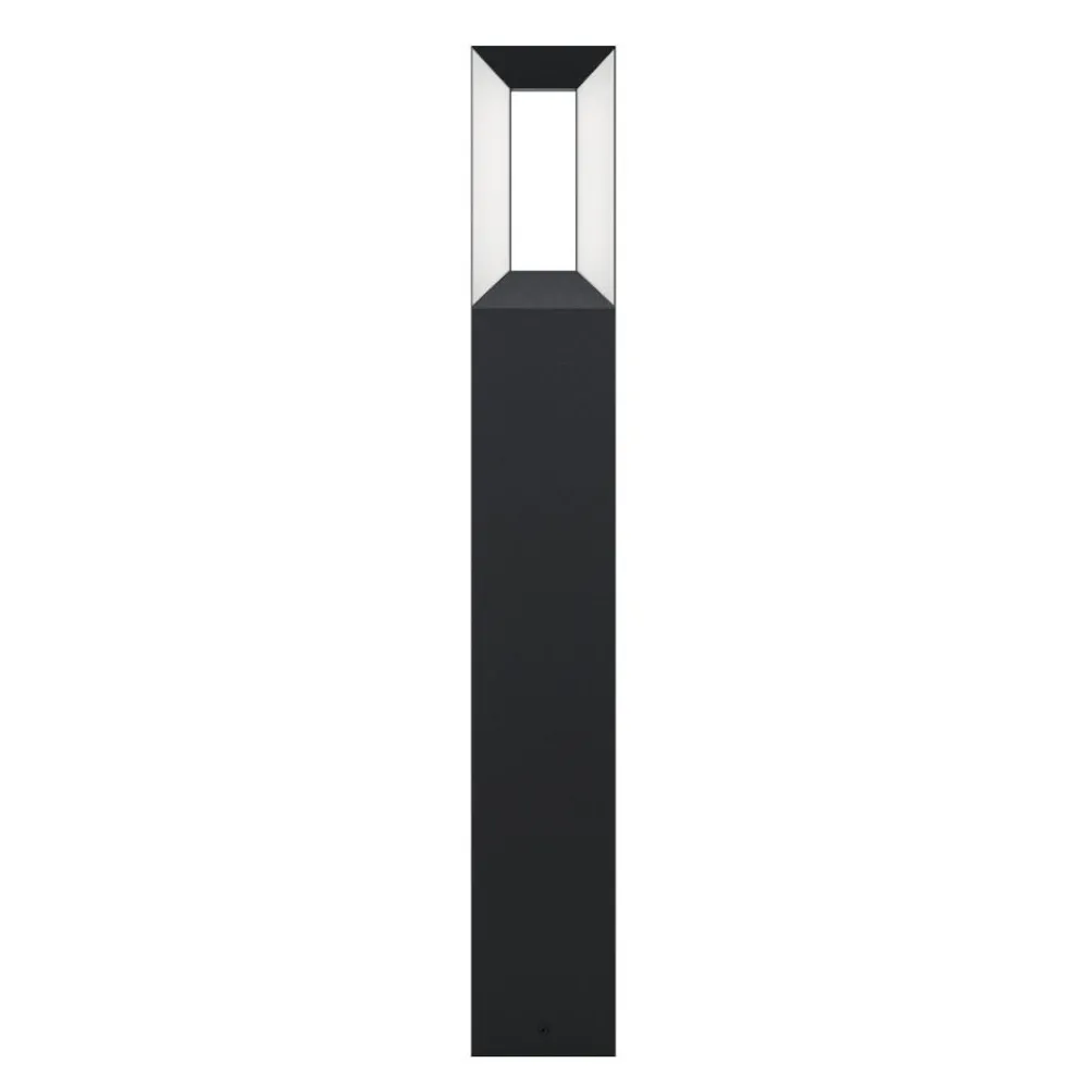 Lampioni Da Giardino-Selezionato da Mazzolaluce Lampione da esterno giardino nero nero led 3000k h77 cm ip54