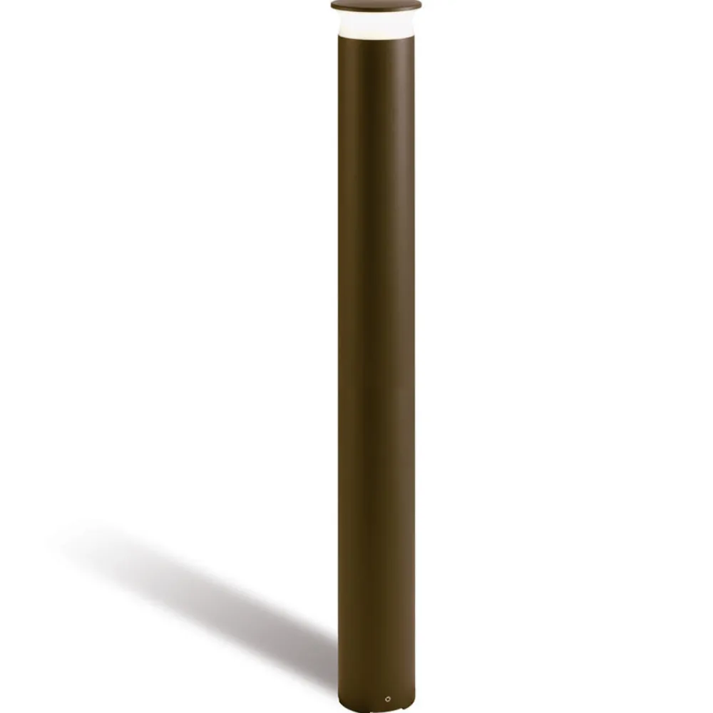 Lampioni Da Giardino-Selezionato da Mazzolaluce Lampione da esterno giardino paletto corten led 9w 4000k