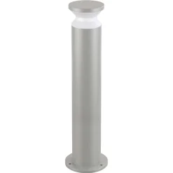 Lampioni Da Giardino-Ideal Lux Lampione da esterno giardino torre pt1 h80 grigio ip65