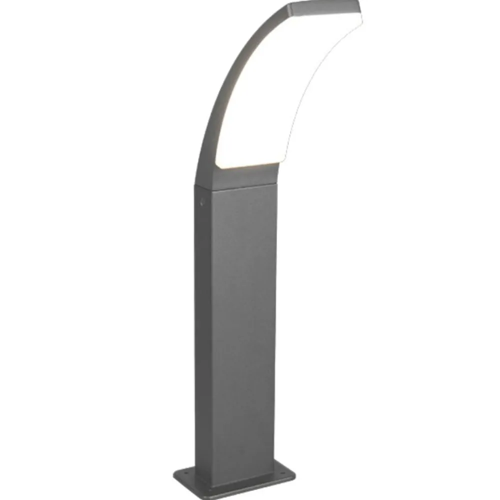 Lampioni Da Giardino-Selezionato da Mazzolaluce Lampione da esterno ip44 led 12,5w grigio antracite