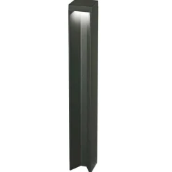 Lampioni Da Giardino-Ideal Lux Lampione da esterno kurt pt 4000k nero ip54 design