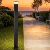 Lampioni Da Giardino-Selezionato da Mazzolaluce Lampione da esterno led 9w 4000k paletto grafite 80cm ip65