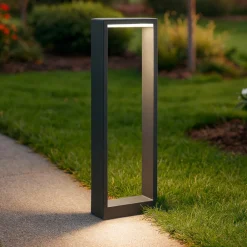 Lampioni Da Giardino-Selezionato da Mazzolaluce Lampione da esterno led 8w 3000k per giardino 50 cm moderno