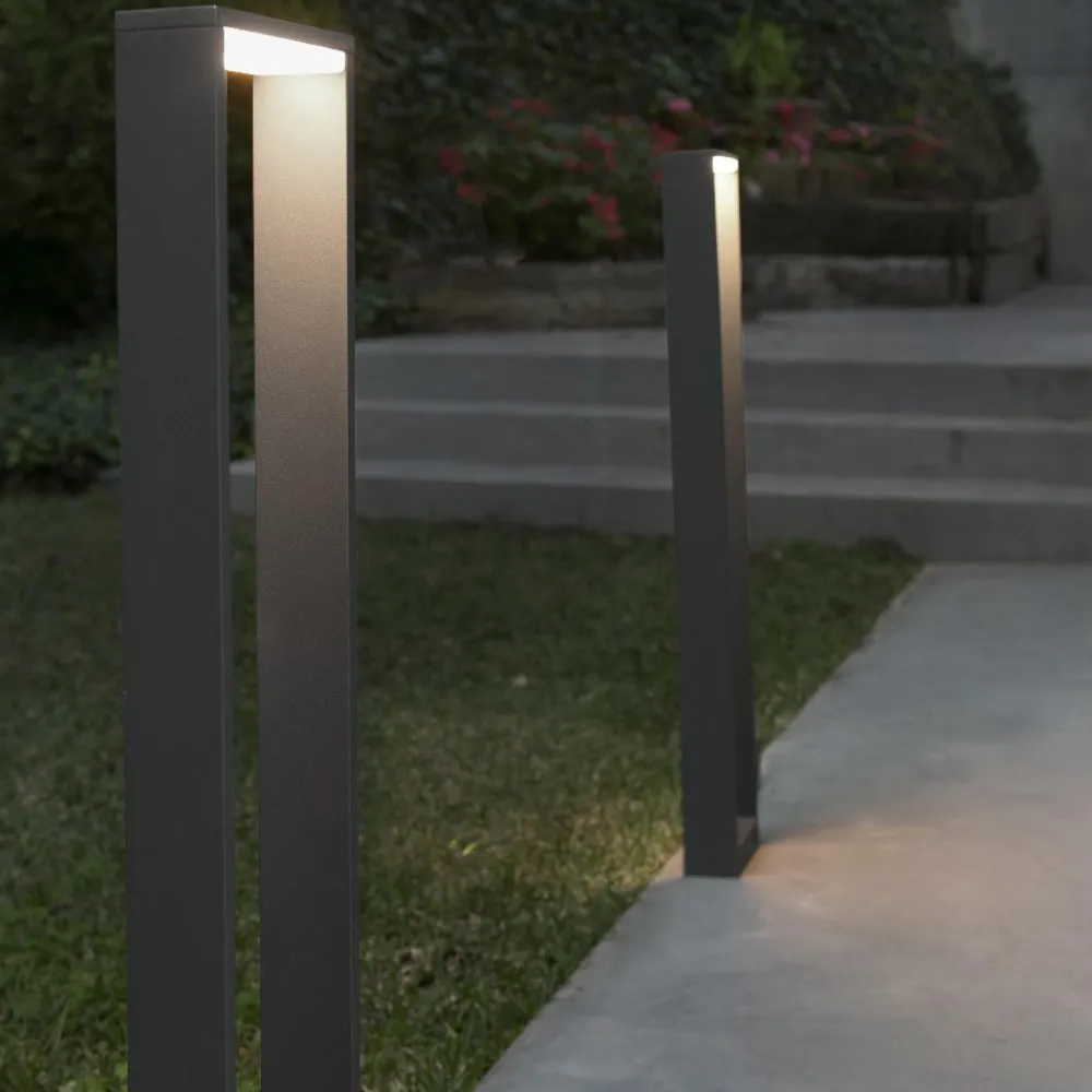 Lampioni Da Giardino-Selezionato da Mazzolaluce Lampione da esterno led 8w 3000k per giardino 50 cm moderno