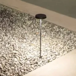 Lampioni Da Giardino-Linea Light Lampione da esterno pistillo ip65 nero h61 cm