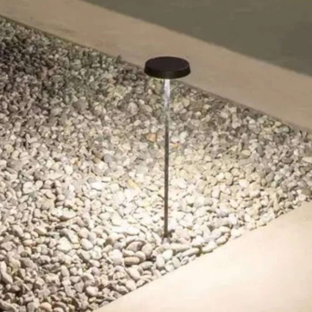 Lampioni Da Giardino-Linea Light Lampione da esterno pistillo ip65 nero h61 cm