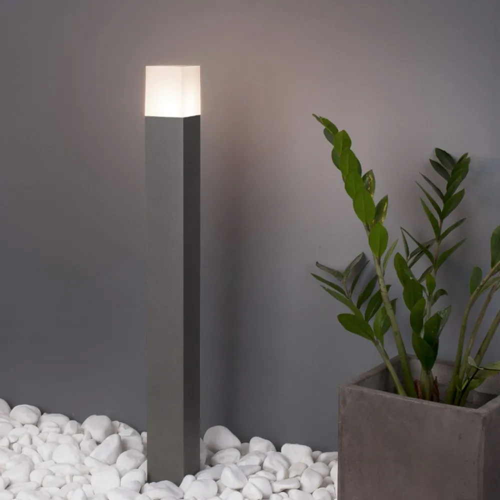 Lampioni Da Giardino-Selezionato da Mazzolaluce Lampione da esterno moderno grigio antracite